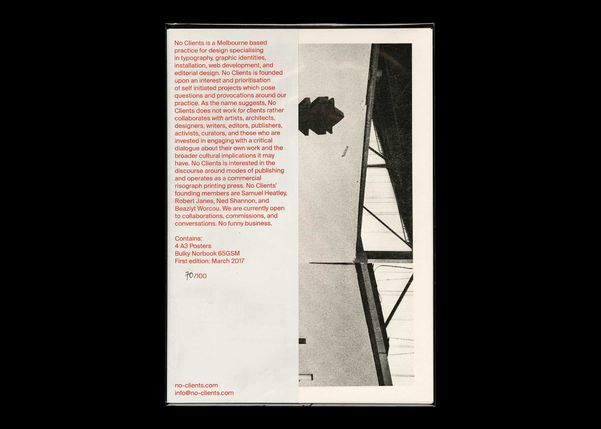 No Clients Poster Pack — image 1