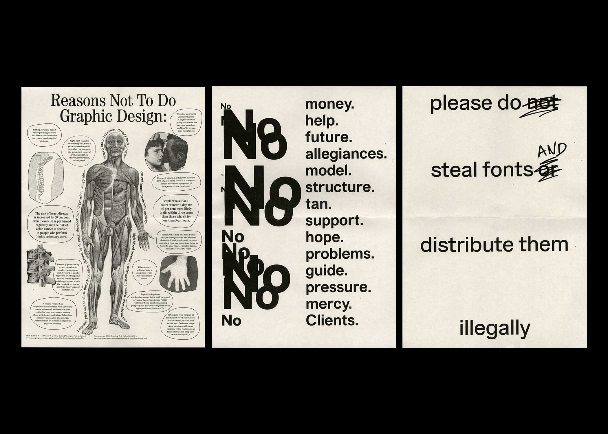 No Clients Poster Pack — image 3