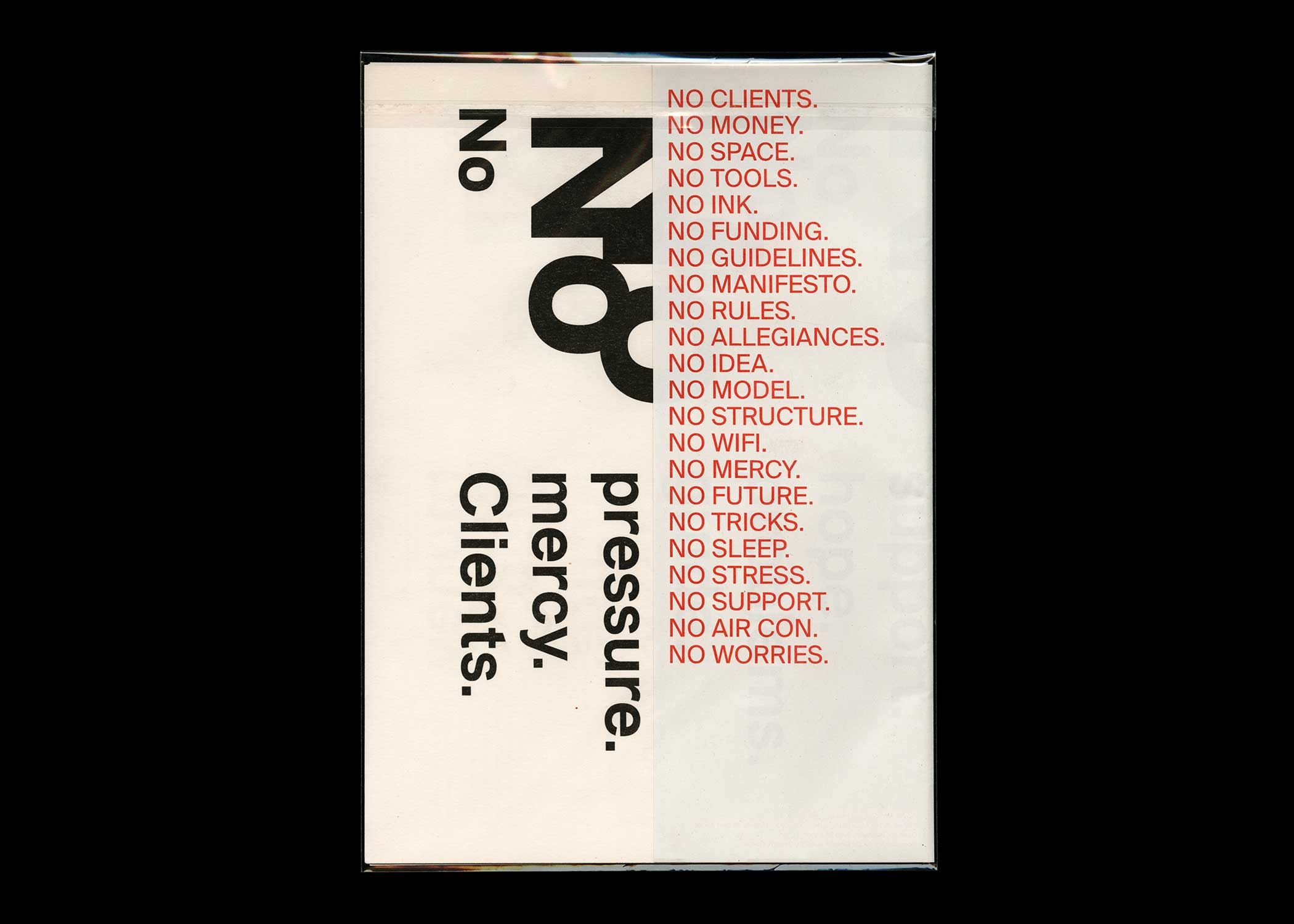No Clients Poster Pack — image 4