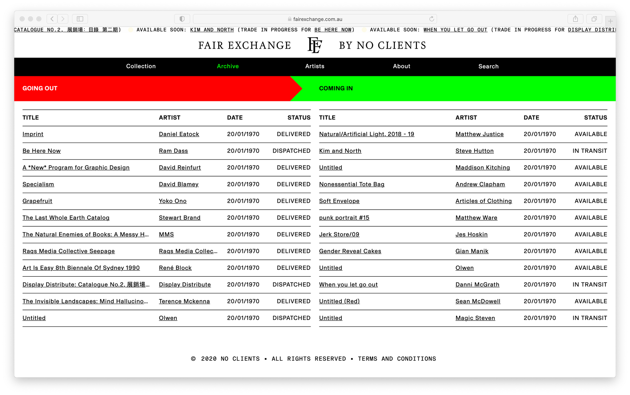 Fair Exchange Online — image 2