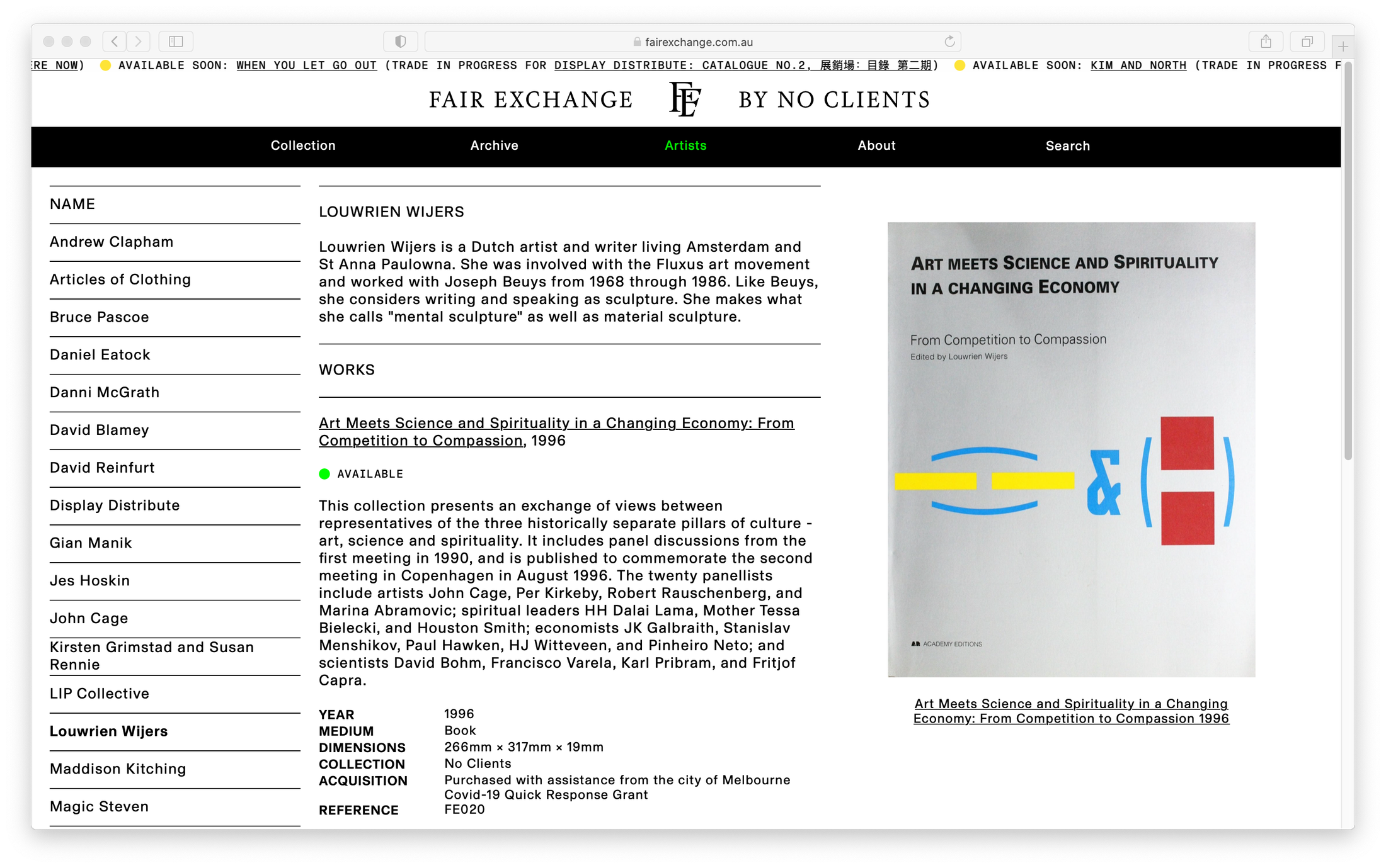 Fair Exchange Online — image 3