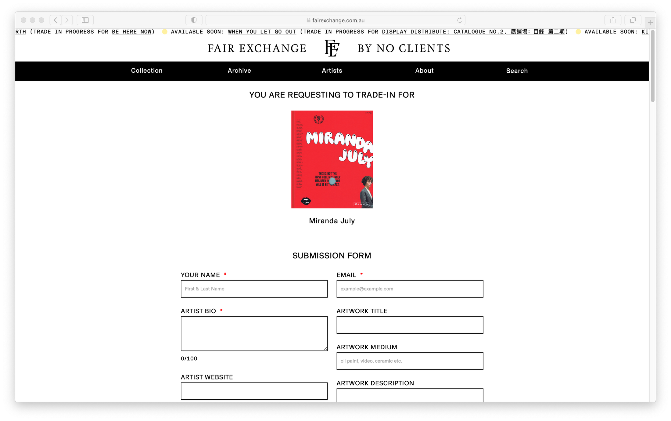 Fair Exchange Online — image 4